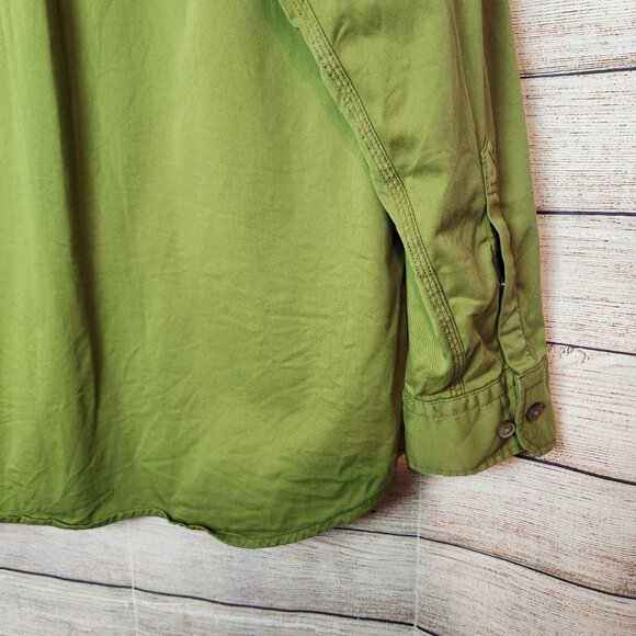 The Territory Ahead Men's Heavy Outdoor Button Shirt Size XLT Green Long Sleeve - Picture 14 of 14